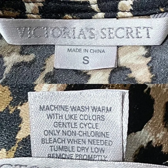 Victoria’s Secret Leopard Print Satin Slip Dress. Small. Trashy2K, Mob Wife, Y2K - Picture 8 of 8